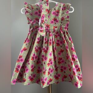 Mayoral Olive Floral Dress